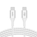 Miniatyrbilde 1 av 5: Belkin BOOST CHARGE 240W USB-C til USB-C-kabel, 1 m, hvit