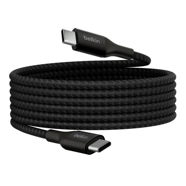 Belkin BOOST CHARGE 240W USB-C til USB-C-kabel, 2 m, svart