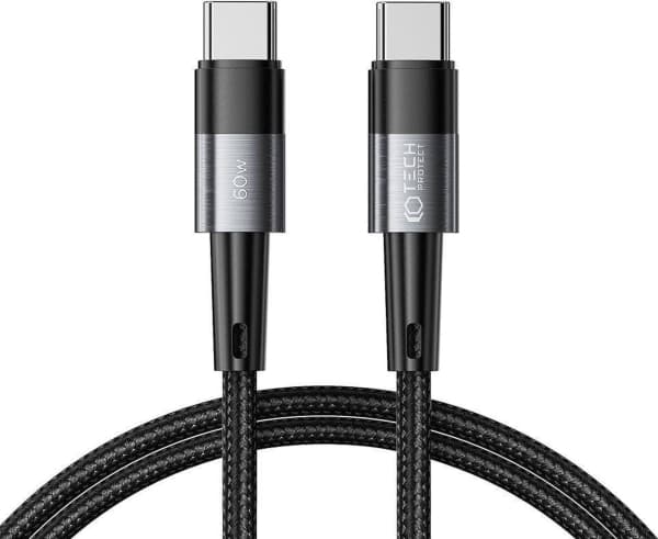 Kabel USB Tech-Protect USB-C - USB-C 1 m Czarny (9490713933978)
