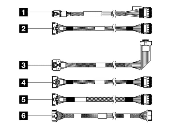 Lenovo - Lagerkabelsett - for M.2 SATA/NVMe