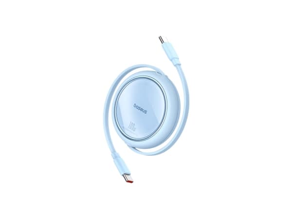 Baseus Free2Pull, 1 m, USB C, USB C, USB 2.0, 0,48 Gbit/s, Blå