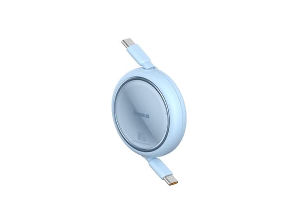 Baseus Free2Pull, 1 m, USB C, USB C, USB 2.0, 0,48 Gbit/s, Blå