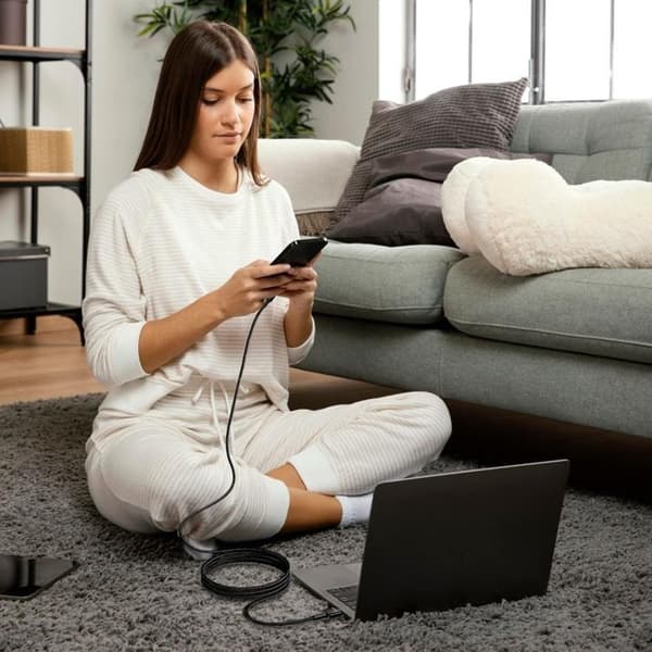 Tech-Protect USB-C till USB-A kabel Ultraboost Evo 1m - Svart