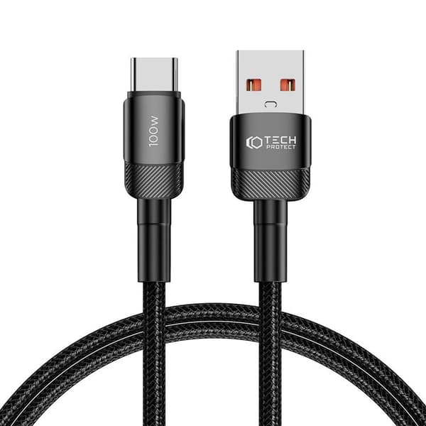 Tech-Protect USB-C till USB-A kabel Ultraboost Evo 1m - Svart