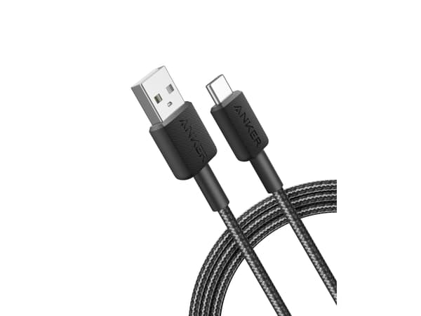 Anker 322 - USB-kabel - 24 pin USB-C (hann) til USB (hann) - 5 V - 3 A - 90 cm - USB Fast Charge (15W) - svart