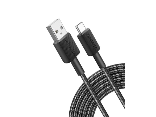 Anker 322 - USB-kabel - 24 pin USB-C (hann) til USB (hann) - 5 V - 3 A - 90 cm - USB Fast Charge (15W) - svart