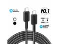 Pikkukuva 3 / 5: Kabel Anker 322 USB-C tai USB-C 0,9 m czarny