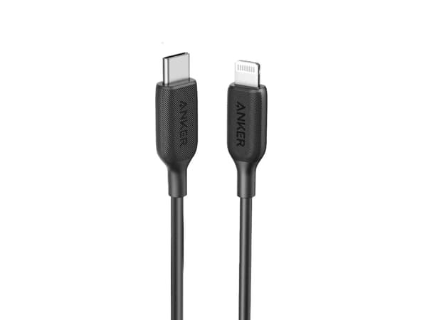 Anker A81B6G11, 1,8 m, USB C, Lightning, Hankontakt, Hankontakt, Svart