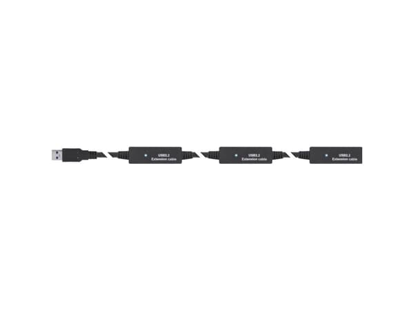 InLine 35656B, 15 m, USB A, USB C, USB 3.2 Gen 1 (3.1 Gen 1), 5 Gbit/s, Svart
