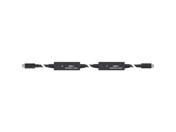 InLine 35672C, 15 m, USB C, USB C, USB 3.2 Gen 1 (3.1 Gen 1), 5 Gbit/s, Svart