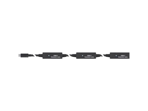 InLine 35655D, 10 m, USB C, USB A, USB 3.2 Gen 1 (3.1 Gen 1), 5 Gbit/s, Svart