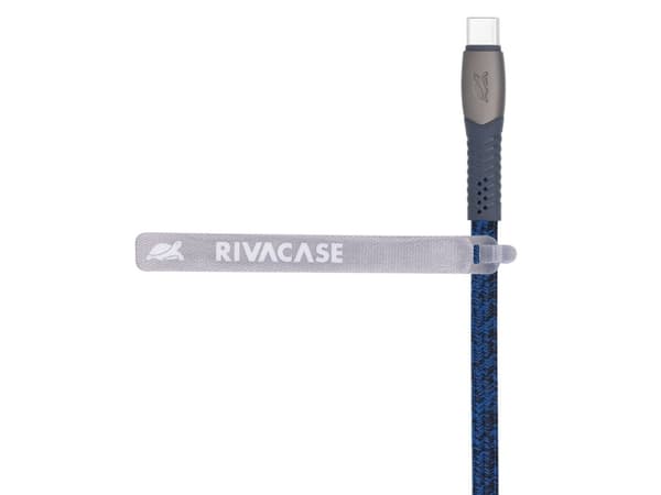 Rivacase PS6105 BL12, 1,2 m, USB C, USB C, USB 2.0, 0,48 Gbit/s, Blå