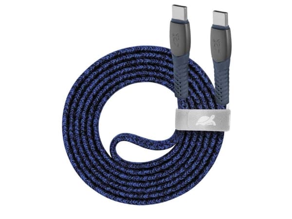 Rivacase PS6105 BL12, 1,2 m, USB C, USB C, USB 2.0, 0,48 Gbit/s, Blå