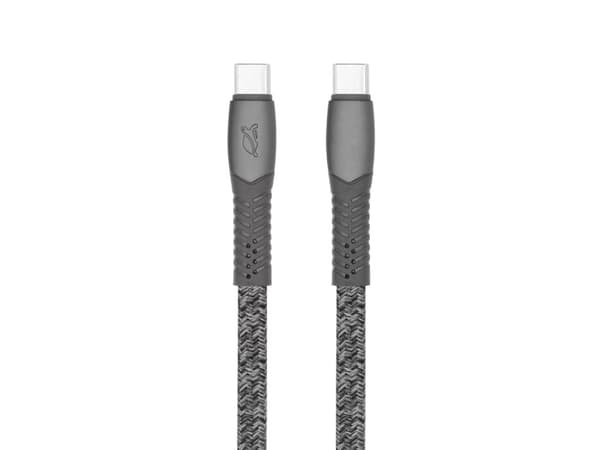 Rivacase PS6105 GR12, 1,2 m, USB C, USB C, USB 2.0, 480 Mbit/s, harmaa