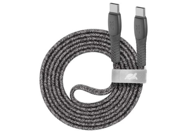 Rivacase PS6105 GR12, 1,2 m, USB C, USB C, USB 2.0, 480 Mbit/s, harmaa