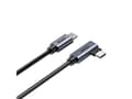 Miniatyrbild 4 av 5: Unitek - USB-kabel - 24 pin USB-C (hane) till 24 pin USB-C (hane) högervinklad - 20 V - 5 A - 3 m - Stöd för Power Delivery 3.0, Fast Charging up to