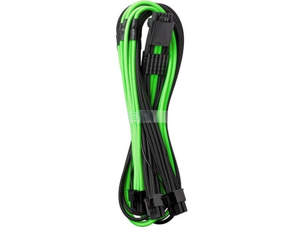 Cablemod PRO ModMesh RT 12VHPWR-3x PCI-e kaapeli ASUS/Seasonic/Phanteks - 60cm, musta/vaaleanvihreä