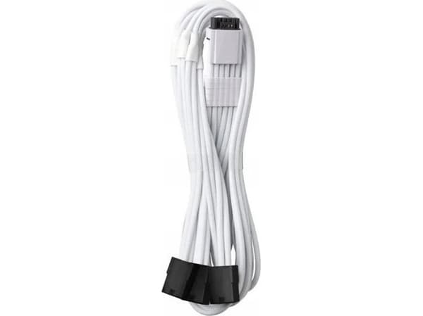 CableMod PRO ModMesh 12VHPWR auf 3x PCI-e-kabel - 45cm, hvit