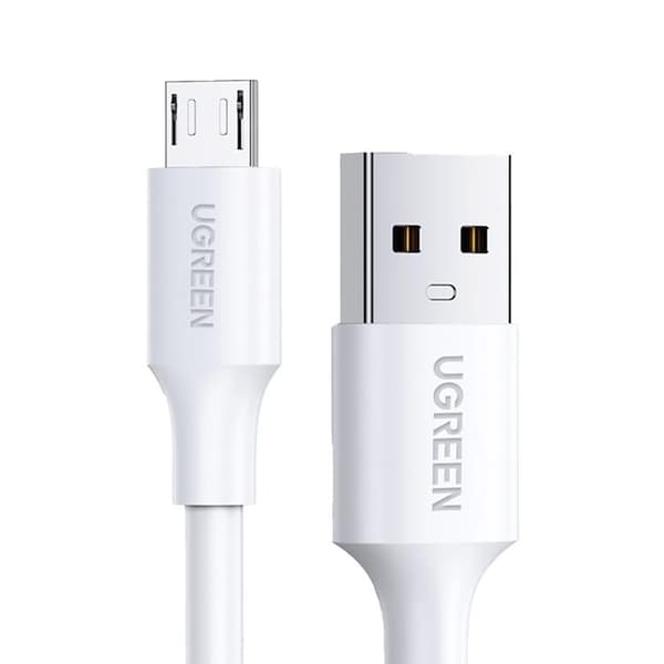 Ugreen USB-A Till Micro-USB Kabel 1m - Vit