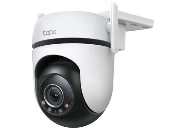TP-Link Tapo C520WS, IP-sikkerhetskamera, Inne & Ute, Trådløs, CE, FCC, RoHS, RCM, Tak, Sort, Hvit