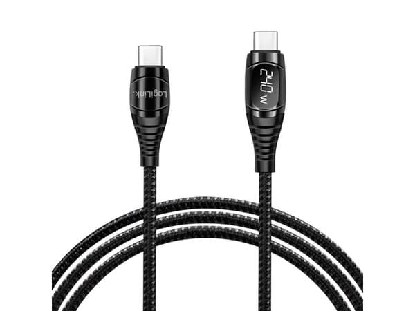 LogiLink CU0185, 2 m, USB C, USB C, USB 2.0, 0,48 Gbit/sek., sortering