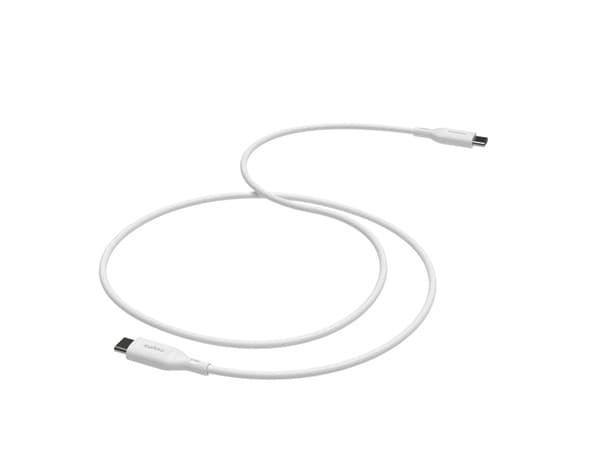 mophie essentials 409913781, 2 m, USB C, USB C, Vit