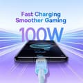 Miniatyrbild 3 av 5: Baseus USB-C till USB-C kabel 2m 100W - Blå