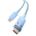 Miniatyrbild 2 av 5: Baseus USB-C till USB-C kabel 2m 100W - Blå