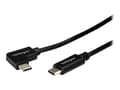 Miniatyrbild 2 av 5: StarTech.com Right Angle USB-C Cable - 1m / 3 ft - Reversible - M/M - USB Type C Cable - USB-C Charge Cable - USB C to USB C Cable (USB2CC1MR) - USB-