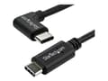 Miniatyrbild 1 av 5: StarTech.com Right Angle USB-C Cable - 1m / 3 ft - Reversible - M/M - USB Type C Cable - USB-C Charge Cable - USB C to USB C Cable (USB2CC1MR) - USB-