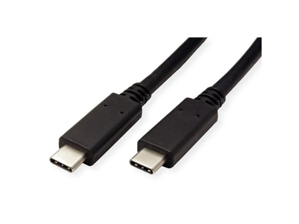 VERDI 11.99.9057, 0,5 m, USB C, USB C, USB 3.2 Gen 2 (3.1 Gen 2), 10000 Mbit/s, Sort