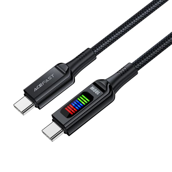 Acefast USB-C till USB-C kabel 1.2m 100W - Svart