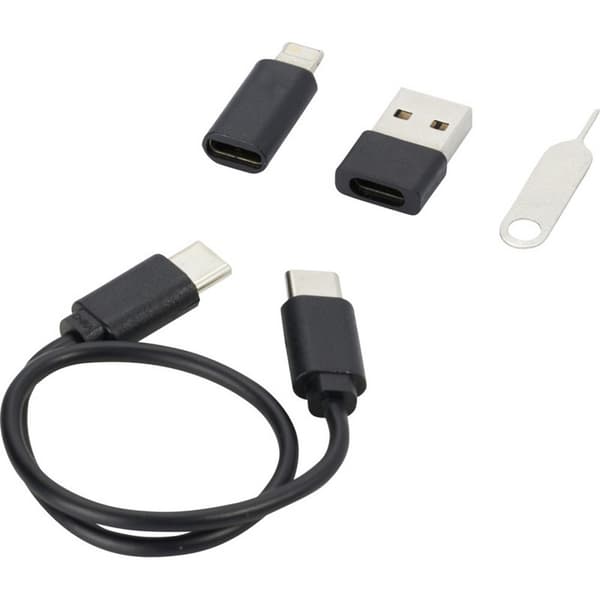 Savvy Recycled Plastic Modular Charging Cable with Phone Holder