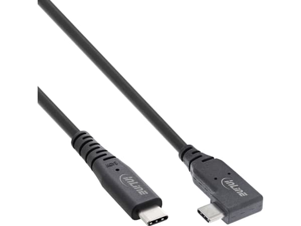 InLine 35912I, 2 m, USB C, USB C, USB4 Gen 3x2, 40 Gbit/s, Svart