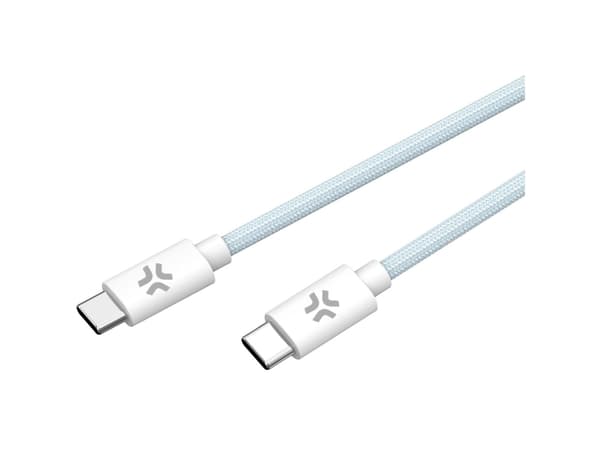USB-C - USB-C-kabel 60W 1,5 m Ljusblå