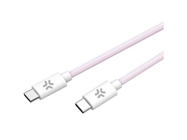 USB-C - USB-C kabel 60W 1,5 m Rosa