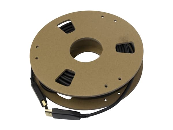 DELTACO - DisplayPort-kabel - 10 m - ensrettet, Active Optical Cable (AOC), 8 K 30 Hz (7680 x 4320) støtte - svart