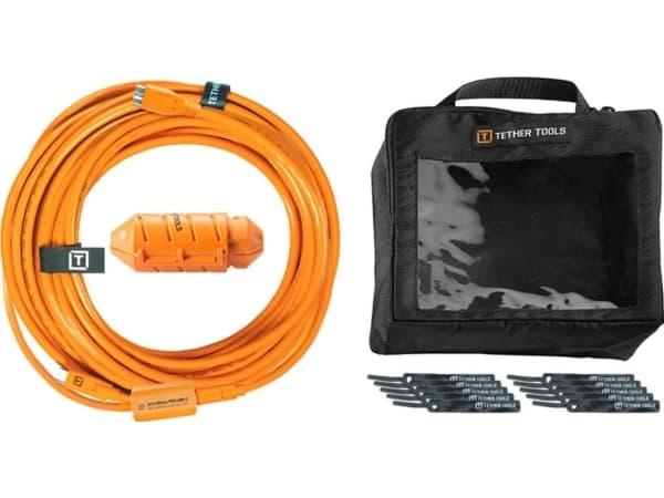 Kaapeli USB Tether Työkalut Tether Työkalut Tether Työkalut USB-C - Micro-B- kaapelijärjestelmä 9,40m oranssi