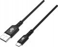 Miniatyrbild 2 av 2: TB USB-kabel USB-USB C-kabel 1,5 m silikon svart