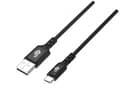 Miniatyrbild 1 av 2: TB USB-kabel USB-USB C-kabel 1,5 m silikon svart