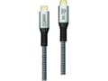 Miniatyrbild 3 av 3: 2GO 797514, 1,2 m, USB C, USB C, USB 3.2 Gen 2x2, 20 Gbit/s, Svart, Silver