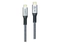 Miniatyrbild 1 av 3: 2GO 797514, 1,2 m, USB C, USB C, USB 3.2 Gen 2x2, 20 Gbit/s, Svart, Silver