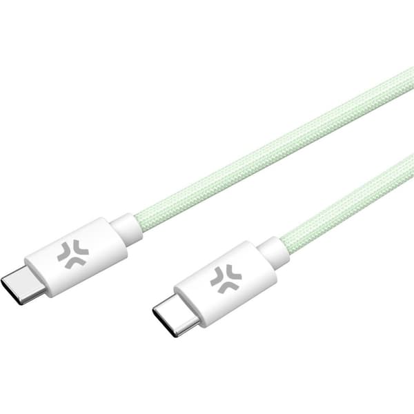 Celly USB-C til USB-C-kabel 60W 1,5 m grønn
