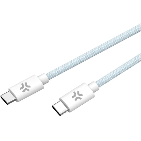 Celly USB-C til USB-C-kabel 60W 1,5 m lyseblå