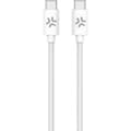 Miniatyrbillede 3 af 4: Celly USB-C - USB-C-kabel 60W 1,5 m Vit