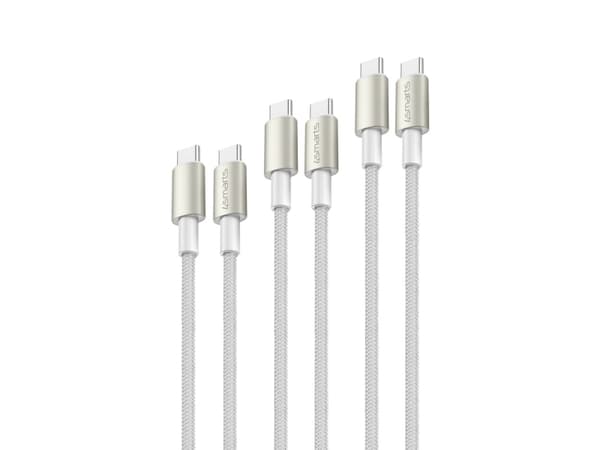 4smarts 540656, 3 m, USB C, USB C, USB 2.0, 0,48 Gbit/s, Vit