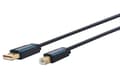 Miniatyrbild 1 av 2: Clicktronic USB-A - USB-B USB-kabel 1,8 m blå (JAB-1404854)