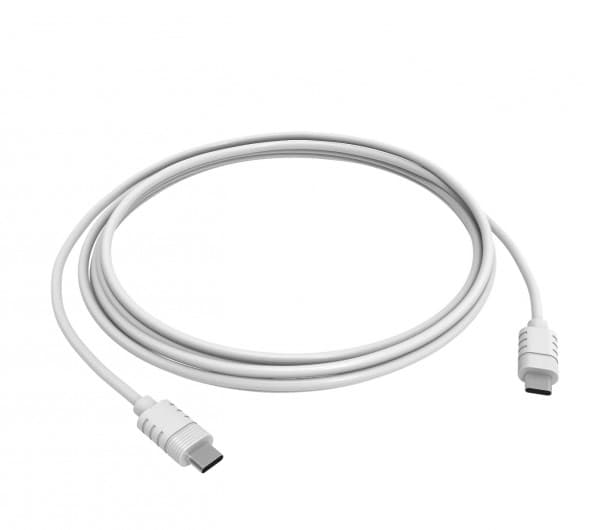 Yale SV-USB3M-1A-W, 3 m, USB C, USB C, Hvid