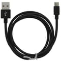 Miniatyrbild 1 av 2: Kabel USB-A - MicroUSB 2.4A, 1m, Svart