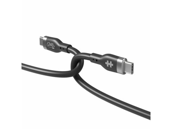 HyperJuice - USB-kaapeli - 24-nastainen USB-C (uros) - 24-nastainen USB-C (uros) - USB 2.0 - 1 m - Extended Power Range (EPR), USB Power Delivery (24